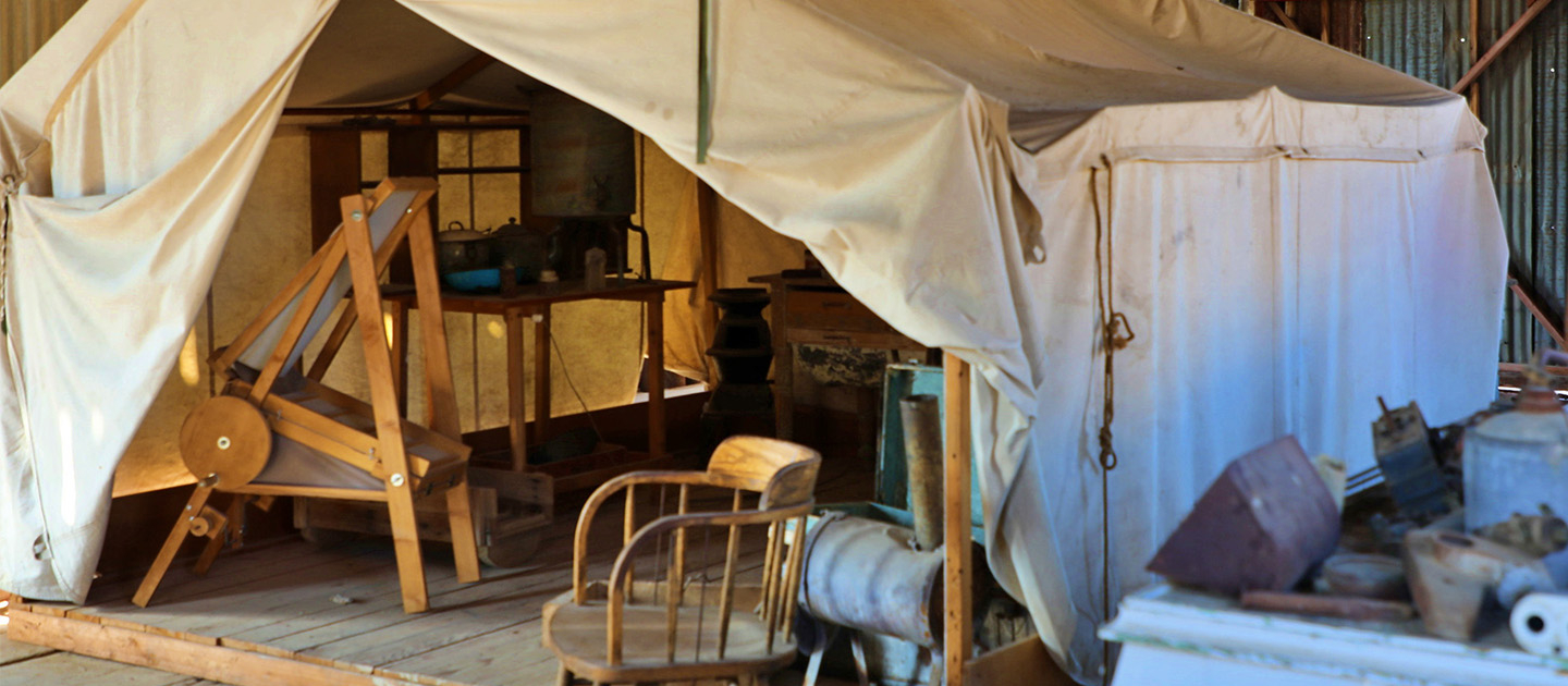 Tonopah Historic MIning Park Miners Tent